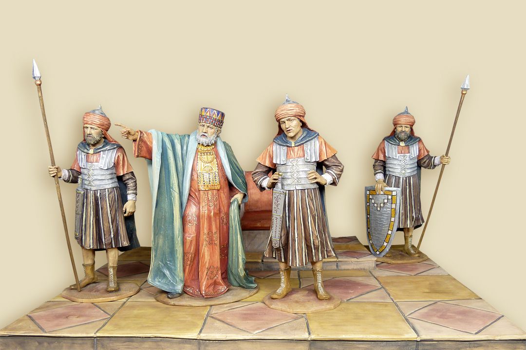 Herodes mit Soldaten